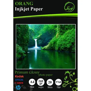 کاغذ عکس اورنگ مدل Premium Glossy سایز A4 بسته 20 عددی