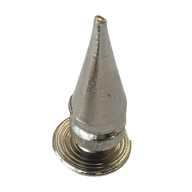 یراق اسپایک چرم دوزی مدل میخی کد SPK20x10 بسته 10 عددی