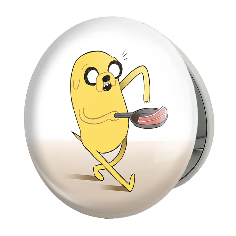 آینه جیبی خندالو طرح جیک وقت ماجراجویی Adventure Time مدل تاشو کد 20807 