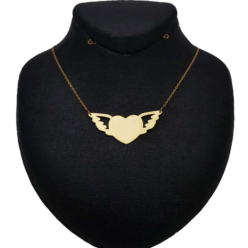 گردنبند نقره زنانه طرح قلب کد 001 گردنبند نقره زنانه طرح قلب کد 001