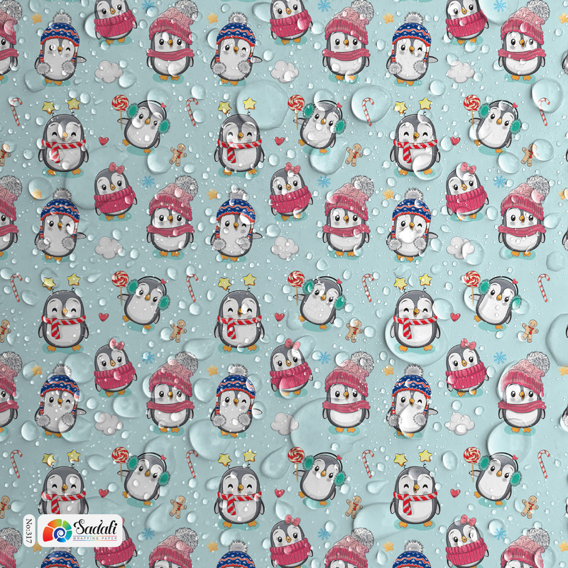 کاغذ کادو صدفی طرح شادی بسته 2 عددی