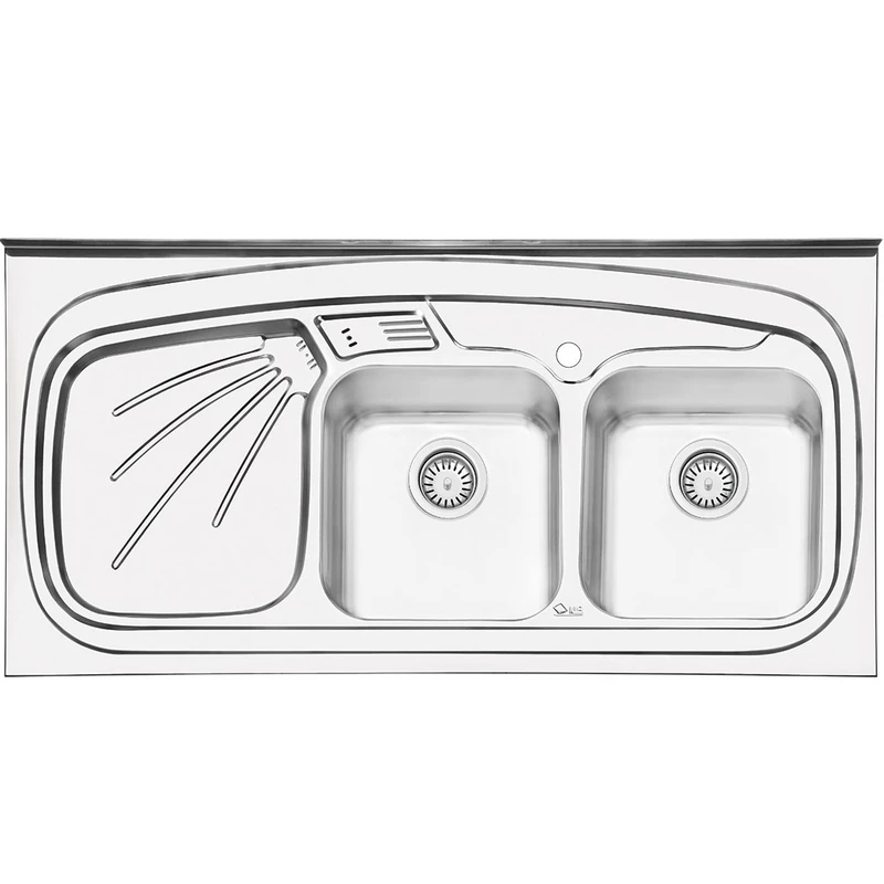 سینک ایلیا استیل مدل 3013R روکار سایز 60 × 120 سانتی متر