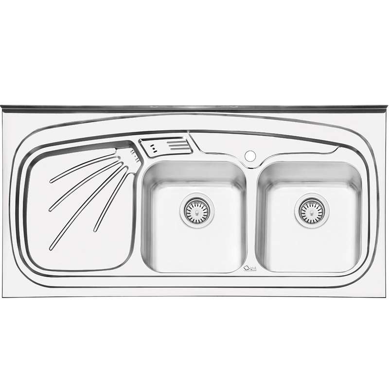 سینک ایلیا استیل مدل 3013R روکار سایز 60 × 120 سانتی متر