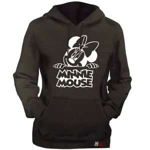 هودی زنانه مدل  مینی موس کد T03 رنگ نوک مدادی