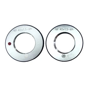 گیج برو نرو رینگی جی بی ا سایز  M40 x1.5 -6h  ست دو عددی