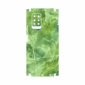 MAHOOT Green-Crystal-Marble-FullSkin Cover Sticker for Infinix Note 10 Pro