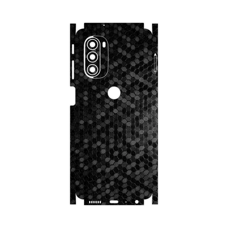 برچسب پوششی ماهوت مدل Honey-Comb-Circle-FullSkin مناسب برای گوشی موبایل موتورولا Moto G51 5G