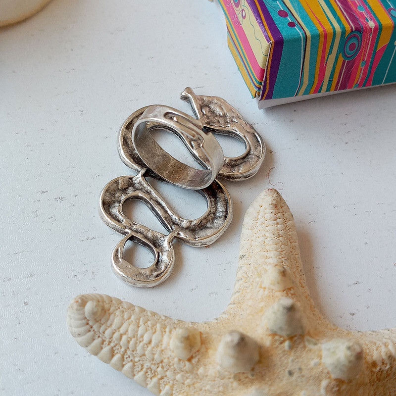 انگشتر زنانه مدل مار کد SN-715