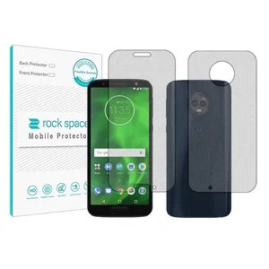 Matte Rockspace HyMTT screen protector suitable for Motorola Moto G6 mobile phone with back protector