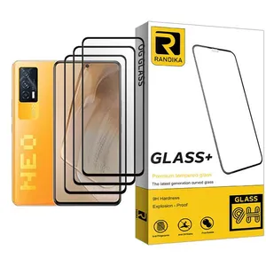 Randika Glass MIX003 Screen Protector For  iQOO Neo5 Pack Of 3
