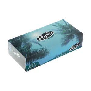 دستمال کاغذی 100 برگ پاپیا مدل Blue