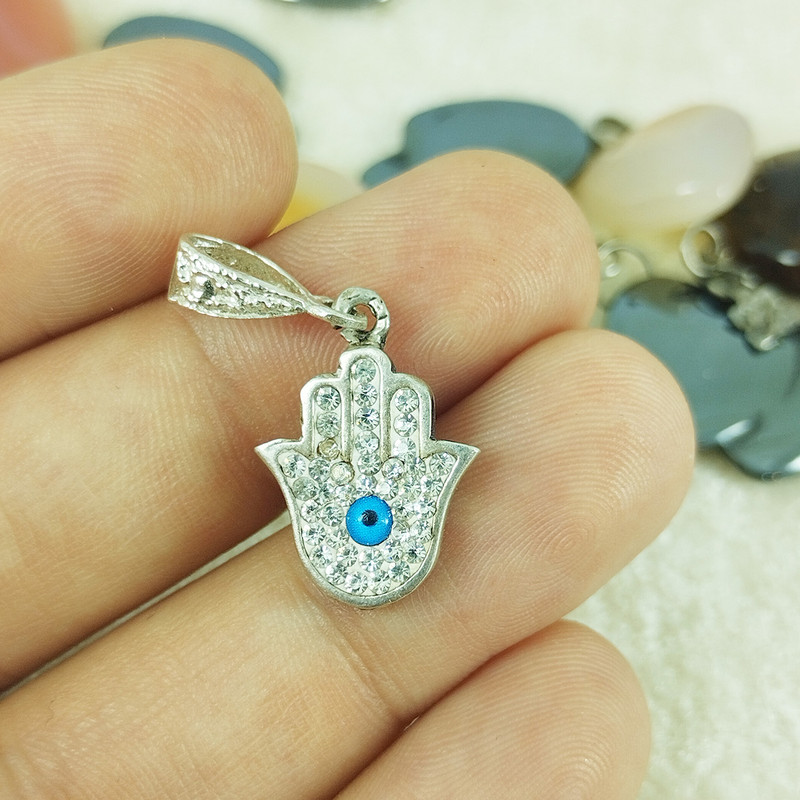 آویز گردنبند نقره زنانه سلین کالا مدل دست