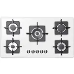 اجاق گاز صفحه‌ای پنج شعله استیل البرز مدل G-5910W