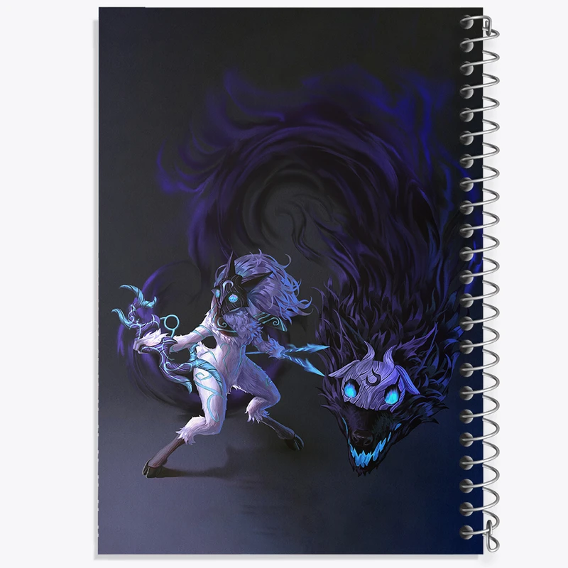 دفتر نت موسیقی 50 برگ خندالو مدل بازی لیگ اف لجندز (League of Legends) کد 33004