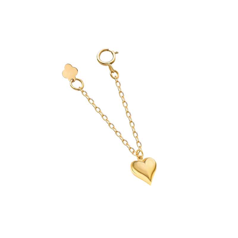 آویز ساعت طلا 18 عیار زنانه ماوی گالری مدل قلب کشیده