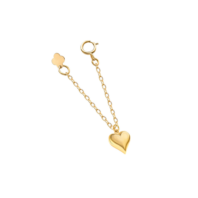 آویز ساعت طلا 18 عیار زنانه ماوی گالری مدل قلب کشیده