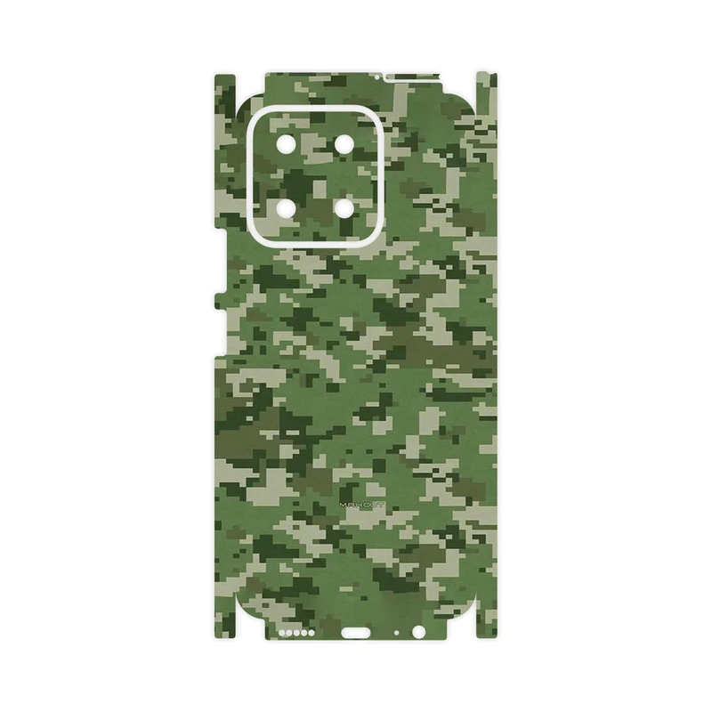 برچسب پوششی ماهوت مدل Army_Green_Pixel-FullSkin مناسب برای گوشی موبایل آنر X5b