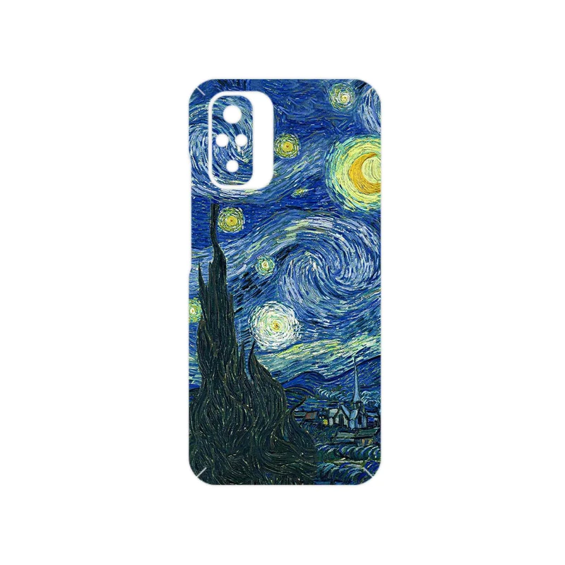 برچسب پوششی ماهوت مدل The Starry Night of van Gogh مناسب برای گوشی موبایل شیائومی Redmi Note 10s