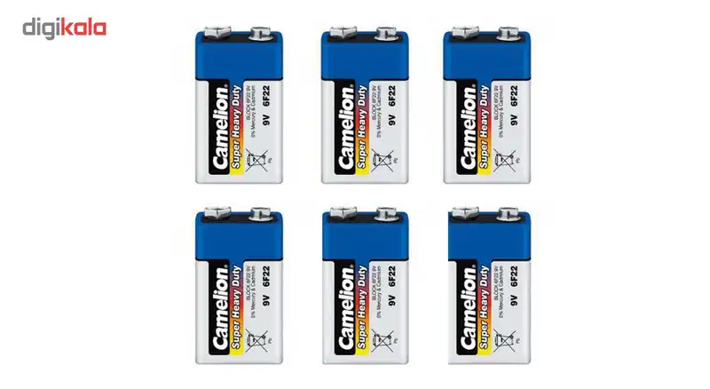 باتری کتابی کملیون مدل Super Heavy Duty بسته 6 عددی
