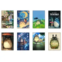 پوستر کارنیکا طرح همسایه من توتورو My Neighbor Totoro کد 58599 مجموعه 8 عددی