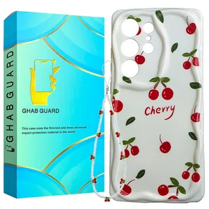 کاور قاب گارد مدل ALBG مناسب برای گوشی موبایل سامسونگ Galaxy S24 Ultra 5G به همراه بند آویز