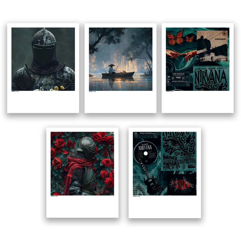 آویز تزیینی عرش مدل فانتزی کد Asa941 مجموعه پنج عددی