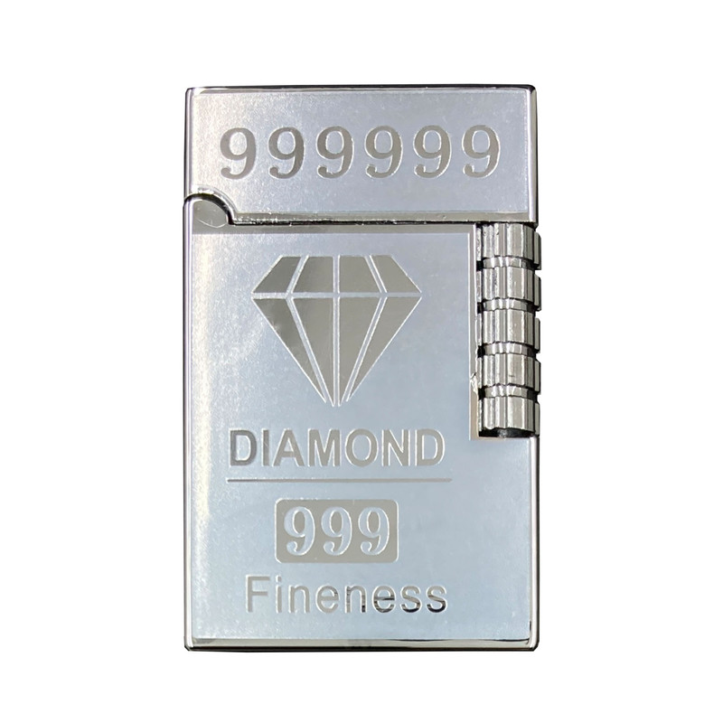 فندک مدل سنگ بقل طرح الماس 999 کد DKD1242