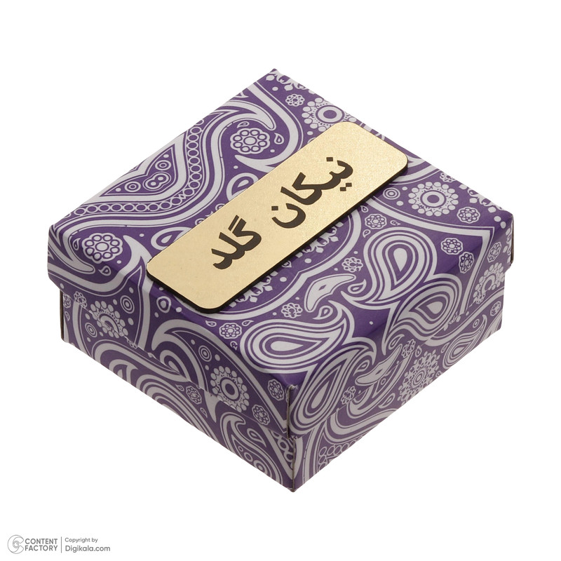 گوشواره بخیه‌ای طلا 18 عیار زنانه نیکان گلد مدل قلب 67788 - 2