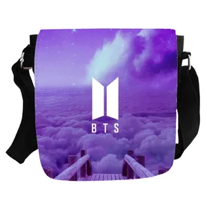 کیف رودوشی مدل bts logo کد KD-34