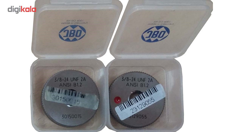 گیج برو نرو رینگی پیچی جی بی ا سایز 2A-3/8 INCH -24 UNF بسته دو عددی گیج برو نرو رینگی پیچی جی بی ا سایز 2A-3/8 INCH -24 UNF بسته دو عددی