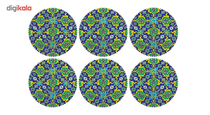 زیر بشقابی کد U2-42022 ست 6 عددی