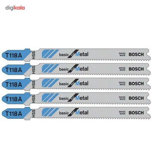 تیغ اره عمودبر فلز مدل T118A بسته 5 عددی تیغ اره عمودبر فلز مدل T118A بسته 5 عددی
