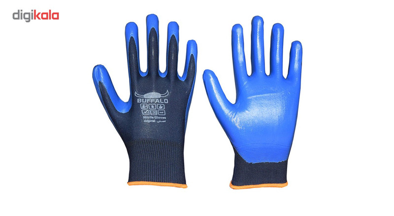 دستکش ایمنی نیتریل لوکس بوفالو مدل B1181