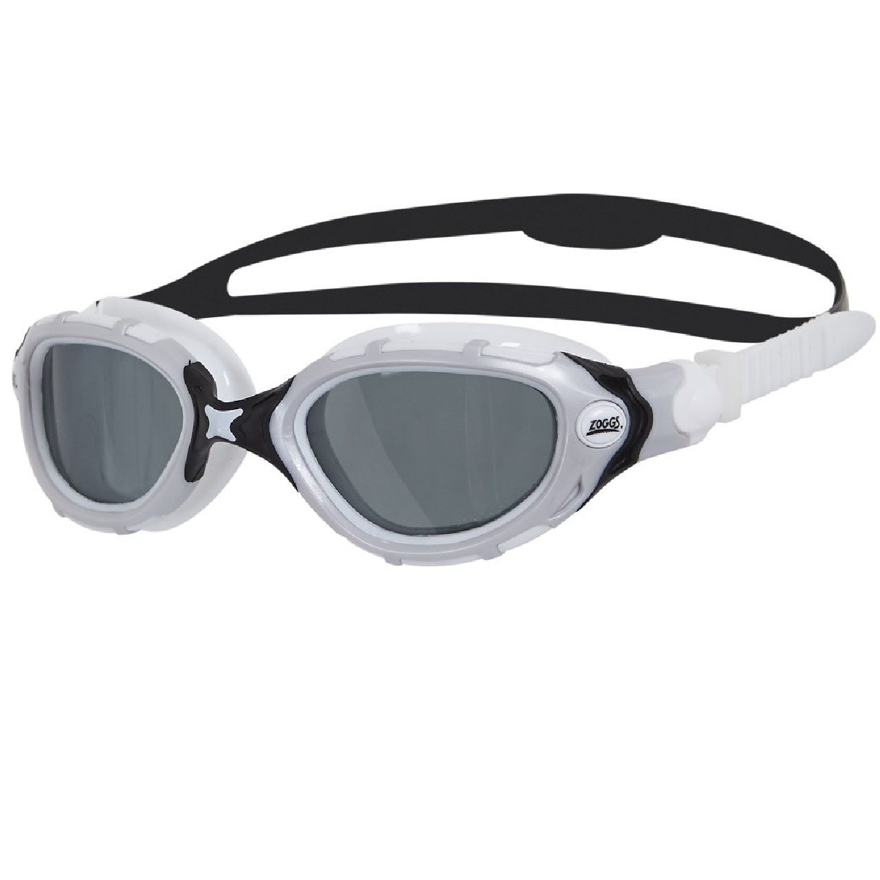 عینک شنای زاگز مدل Predator grey white