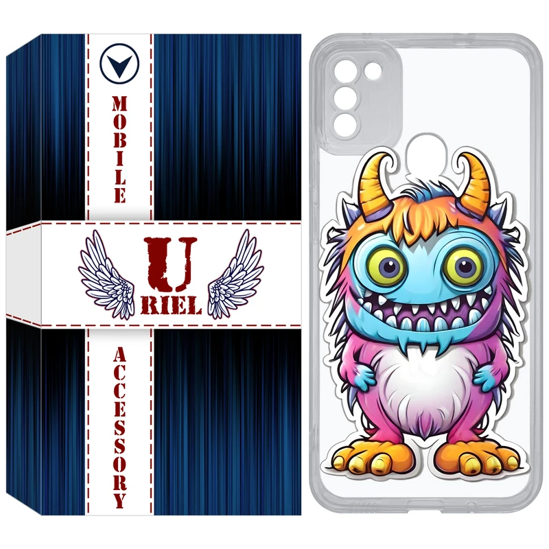 کاور یوریل مدل Clear کد 50 طرح میکروب مناسب برای گوشی موبایل سامسونگ Galaxy A11 / M11
