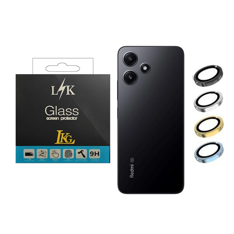 محافظ لنز دوربین ال کا جی مدل رینگی مناسب برای گوشی موبایل شیائومی Redmi 12