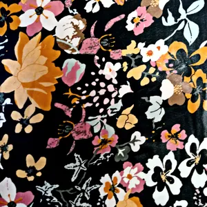 پارچه لباس مدل حریر طرحدار کد 005