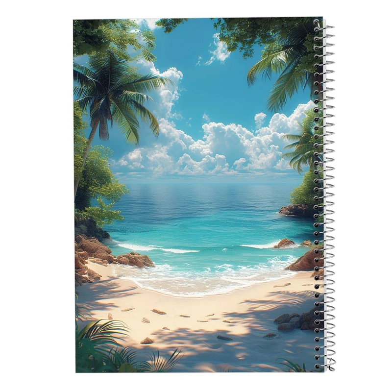 دفتر لیست خرید 50 برگ مدوپد مدل درخت نخل کد DF15200