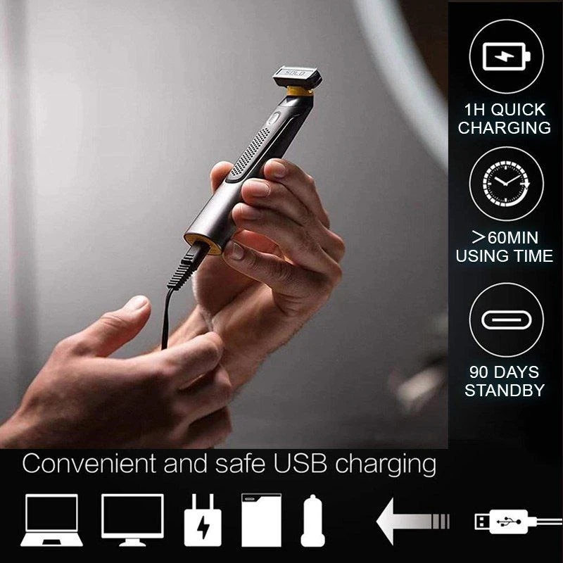 عکس شماره 10 : ماشین اصلاح موی بدن و صورت مدل full body