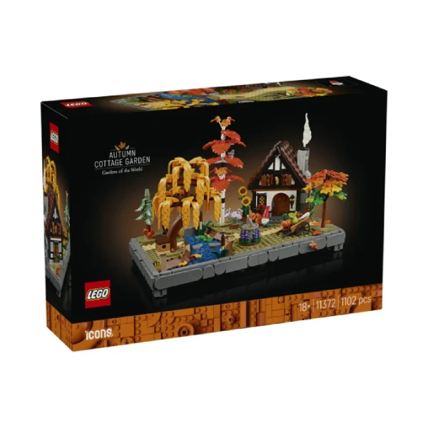 لگو 1102 تکه سری آیکون مدل Autumn Cottage Garden 11372