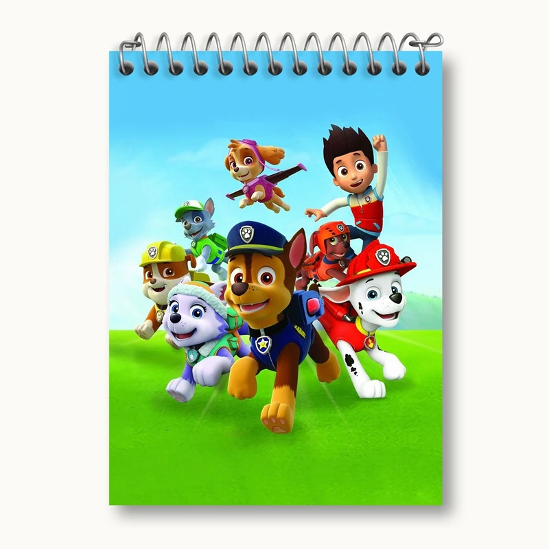 دفتر یادداشت 50 برگ خندالو مدل سگ های نگهبان Paw Patrol کد 12585