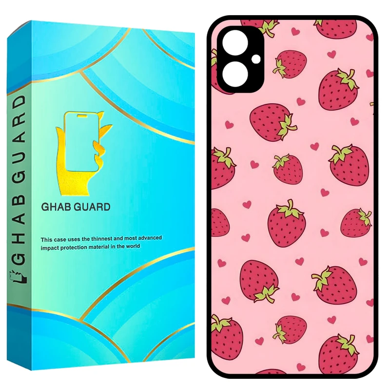 کاور قاب گارد طرح توت فرنگی مدل GA0520 مناسب برای گوشی موبایل سامسونگ Galaxy A05