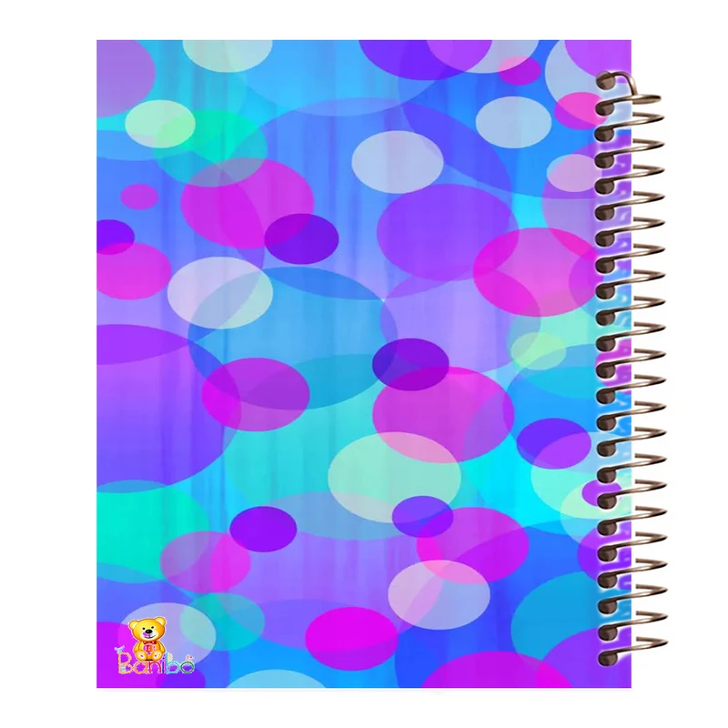 دفتر مشق 100 برگ بانیبو طرح حباب  کد 822