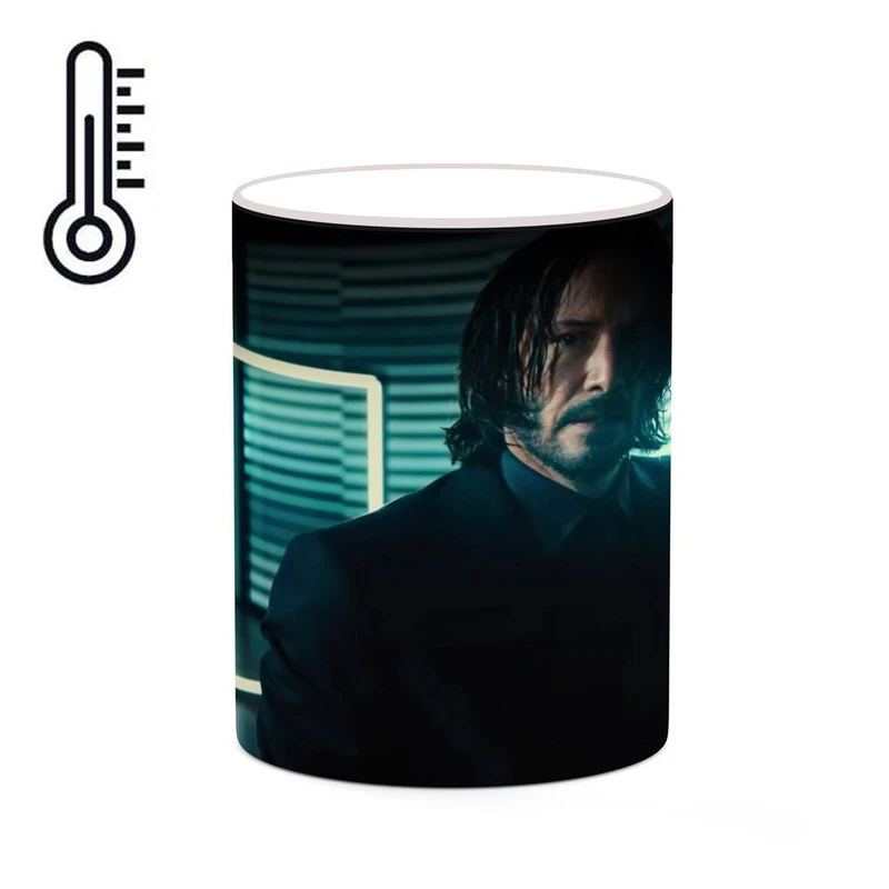ماگ حرارتی کاکتی طرح جان ویک john wick 4 مدل mgh26458