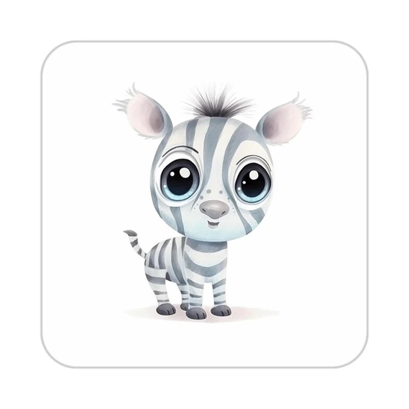 زیر لیوانی کاکتی طرح حیوانات کارتونی مدل mp28347