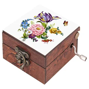 جعبه موزیکال مدل گل کد N126