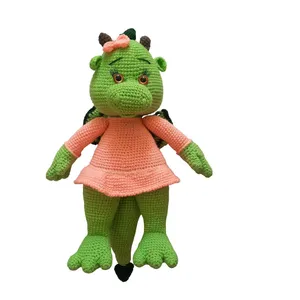 عروسک بافتنی مدل دایناسور کد ۱
