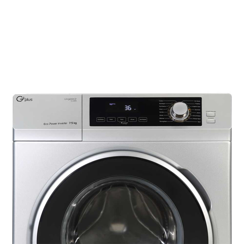 ماشین لباسشویی جی پلاس مدل GWM-K723S ظرفیت 7.5 کیلوگرم