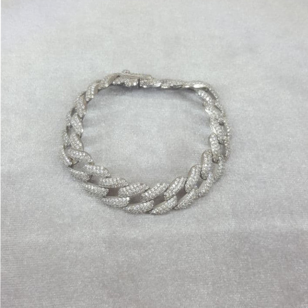 دستبند نقره زنانه کد 1