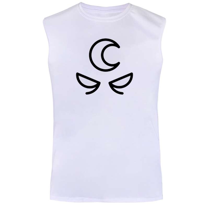 تاپ مردانه مدل Moon knight کد BA597 رنگ سفید